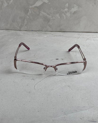 JEAN PAUL GAULTIER CLEAR LENS LOGO GLASSES - Known Source