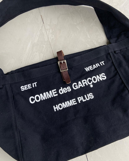 COMME DES GARCONS HOMME PLUS 'SEE IT WEAR IT' CANVAS BAG - Known Source