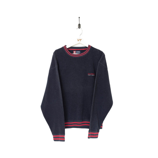 Chaps Ralph Lauren Fleece Crewneck Contrast Sweater