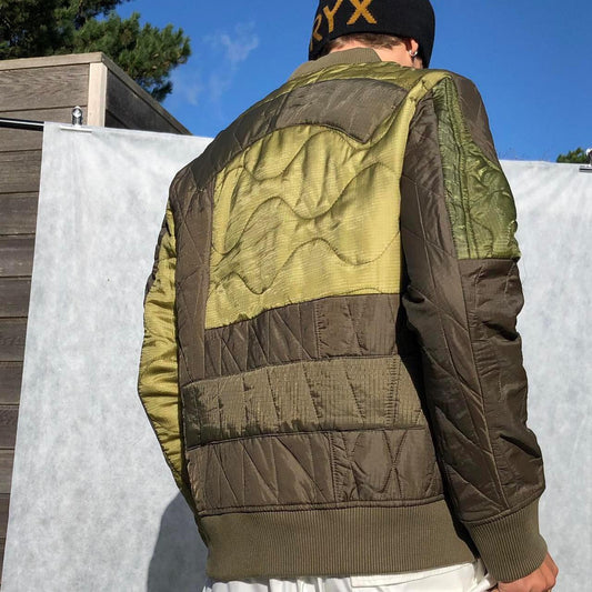 Maharishi Quilted Patchwork Bomber Jacket - Known Source
