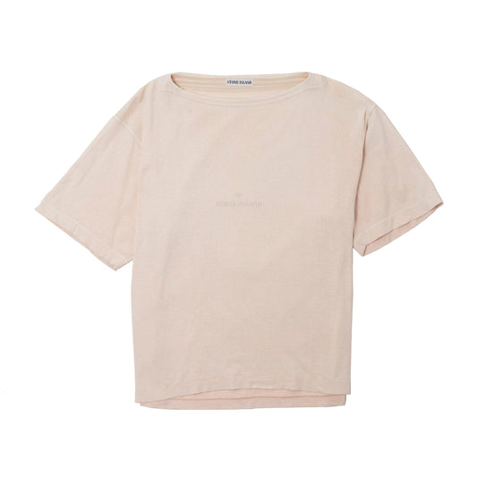 Stone Island Pink Spellout Tee - Known Source