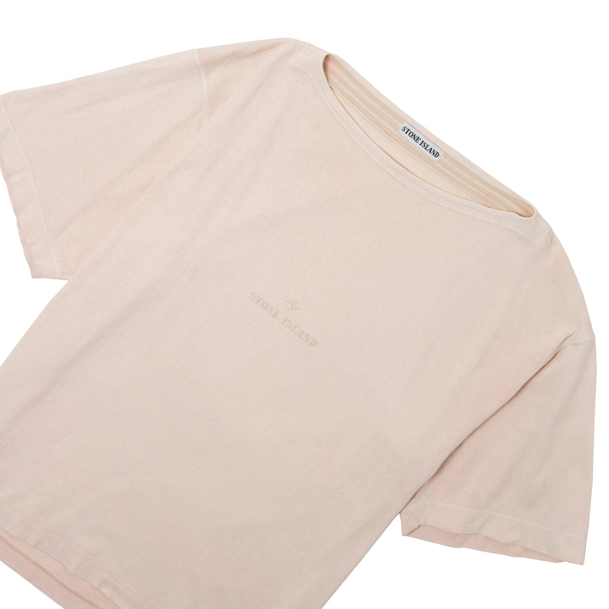 Stone Island Pink Spellout Tee - Known Source