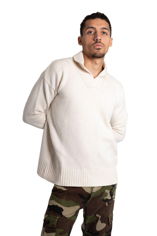 CP Company A/W 1999 Rollneck Whiteout Sweater - Known Source