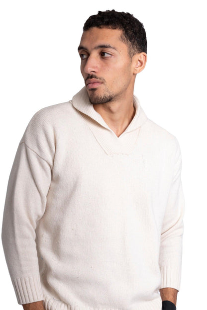 CP Company A/W 1999 Rollneck Whiteout Sweater - Known Source