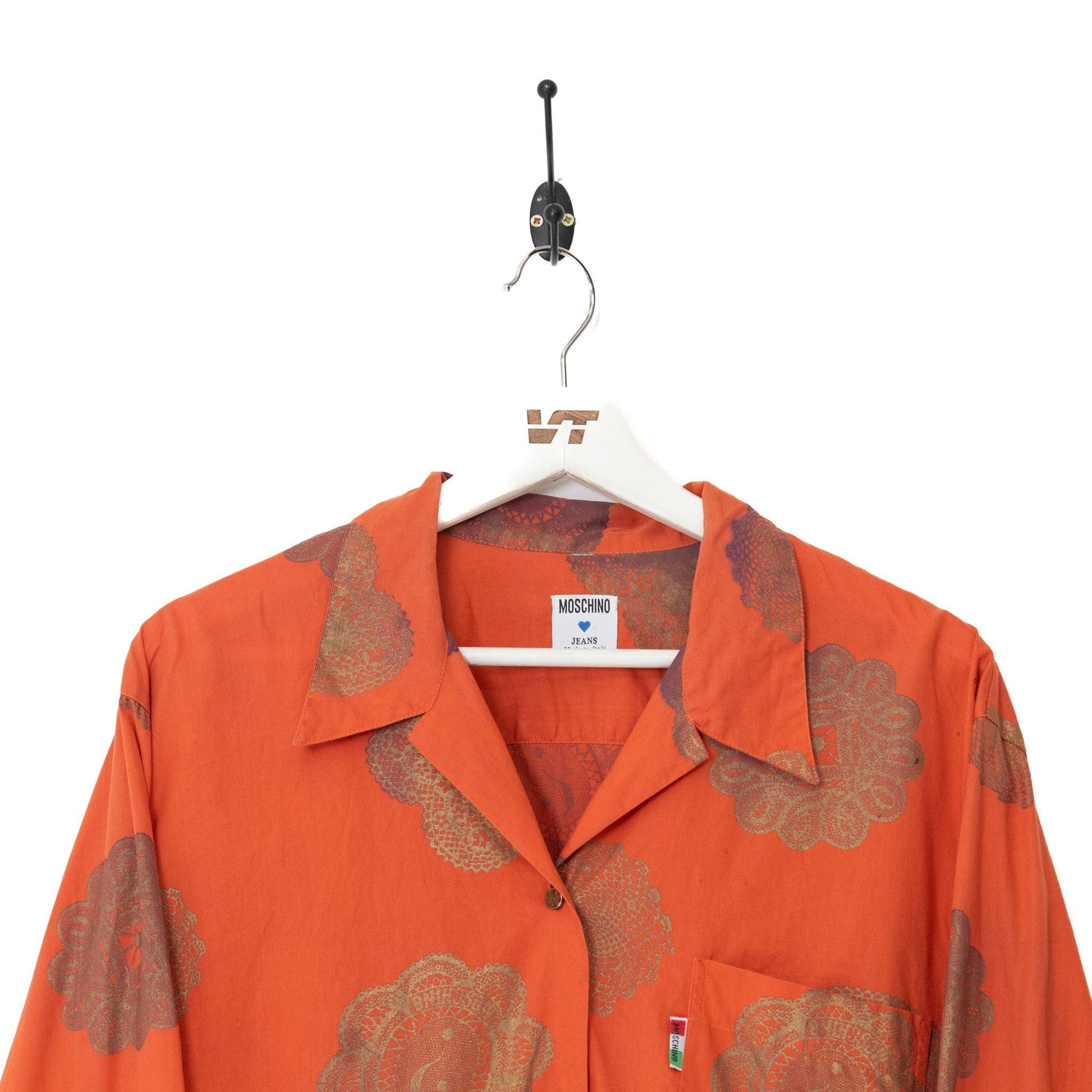 Moschino Jeans Paisley Print Button Up LS Shirt - Known Source