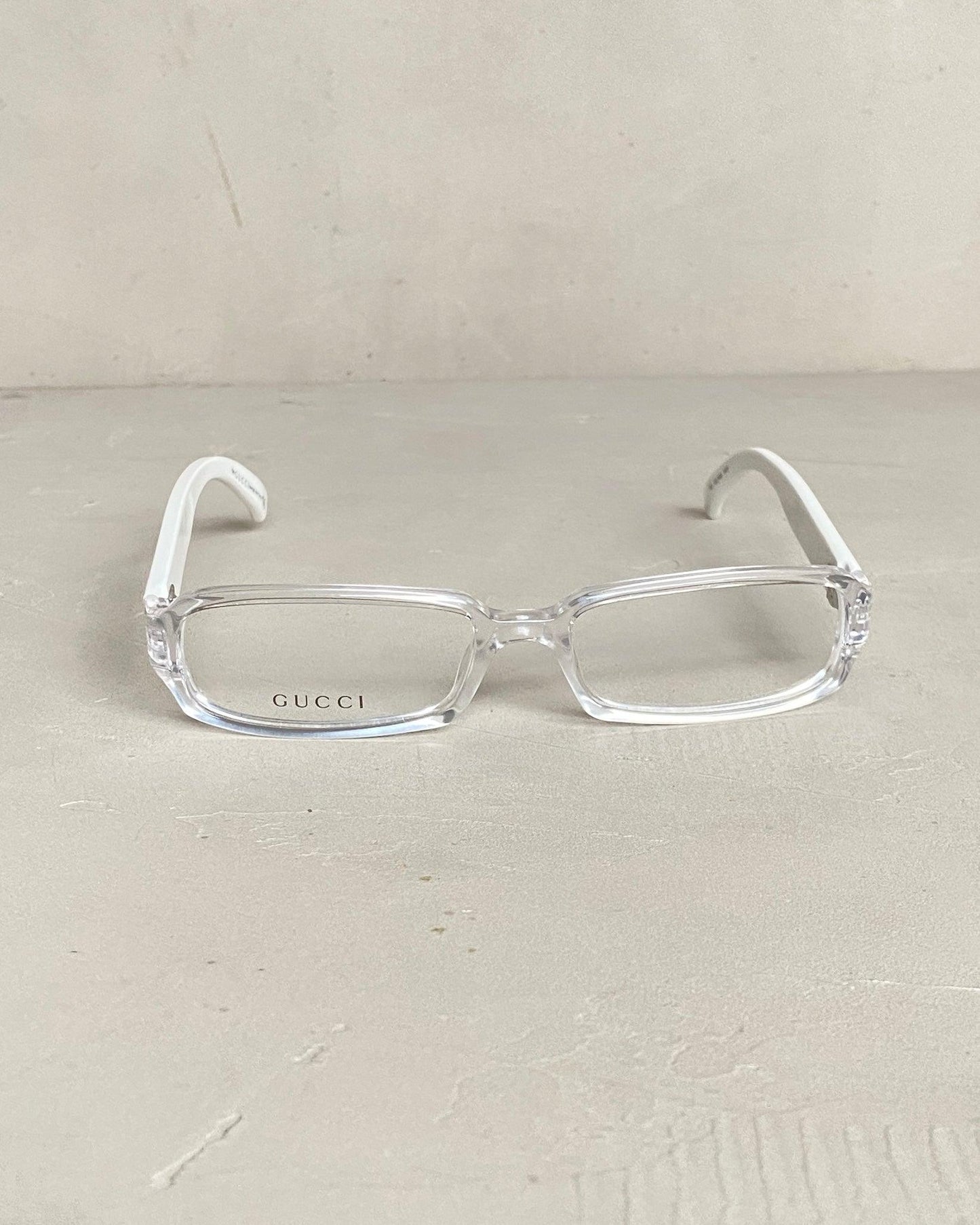 GUCCI WHITE 90'S BAYONETTA GLASSES - Known Source