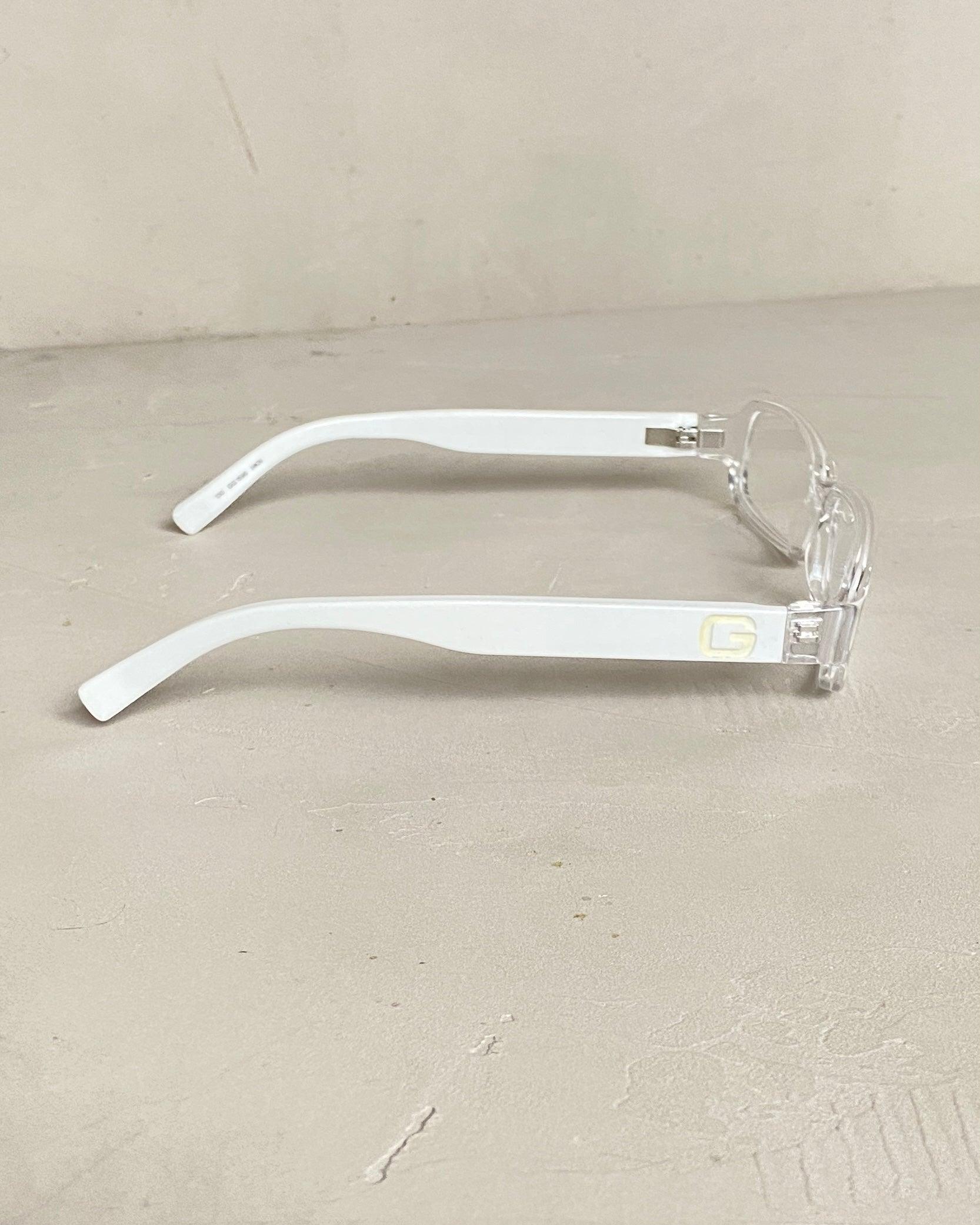 GUCCI WHITE 90'S BAYONETTA GLASSES - Known Source