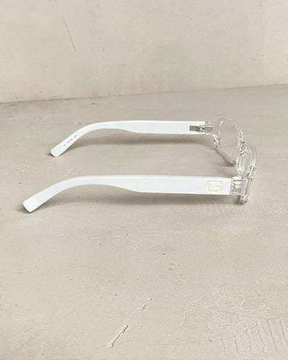 GUCCI WHITE 90'S BAYONETTA GLASSES - Known Source