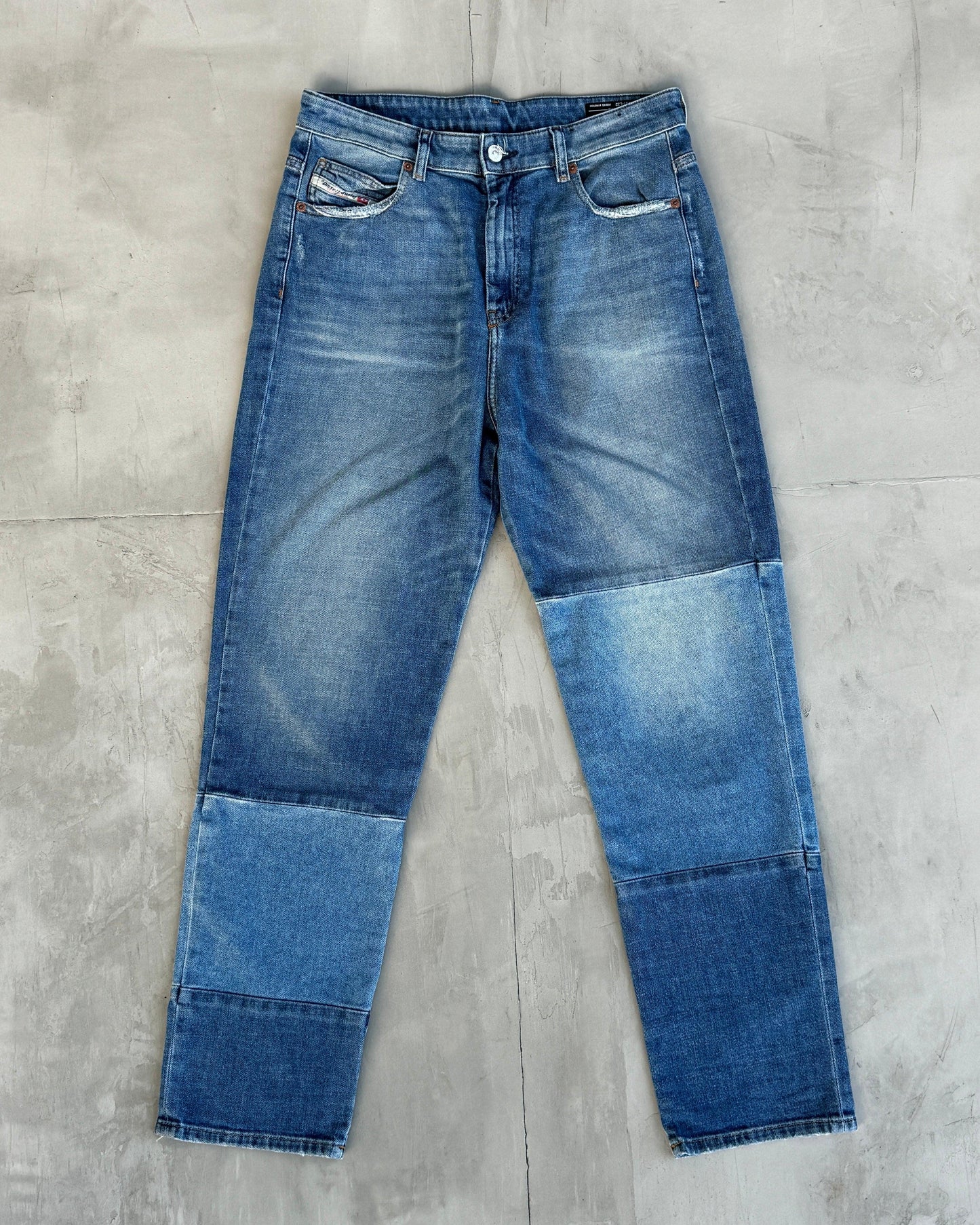 DIESEL DENIM STRAIGHT-LEG JEANS - W31" - Known Source