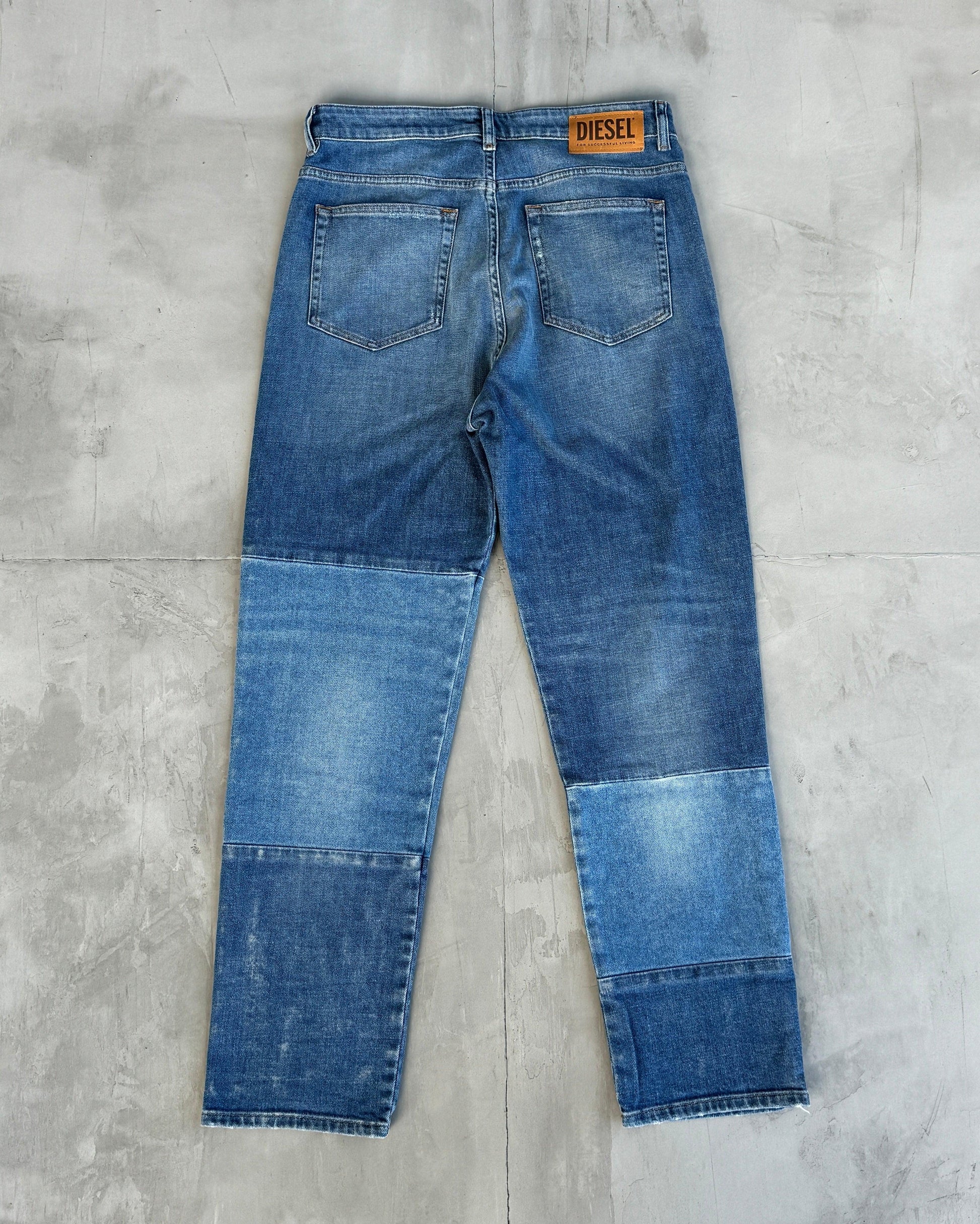 DIESEL DENIM STRAIGHT-LEG JEANS - W31" - Known Source