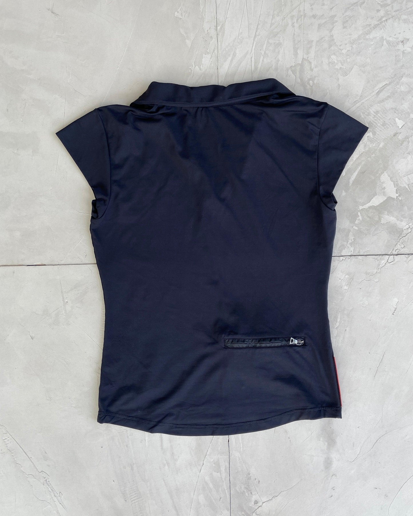 PRADA SPORT 2000'S BACK POCKET NYLON TOP - M - Known Source