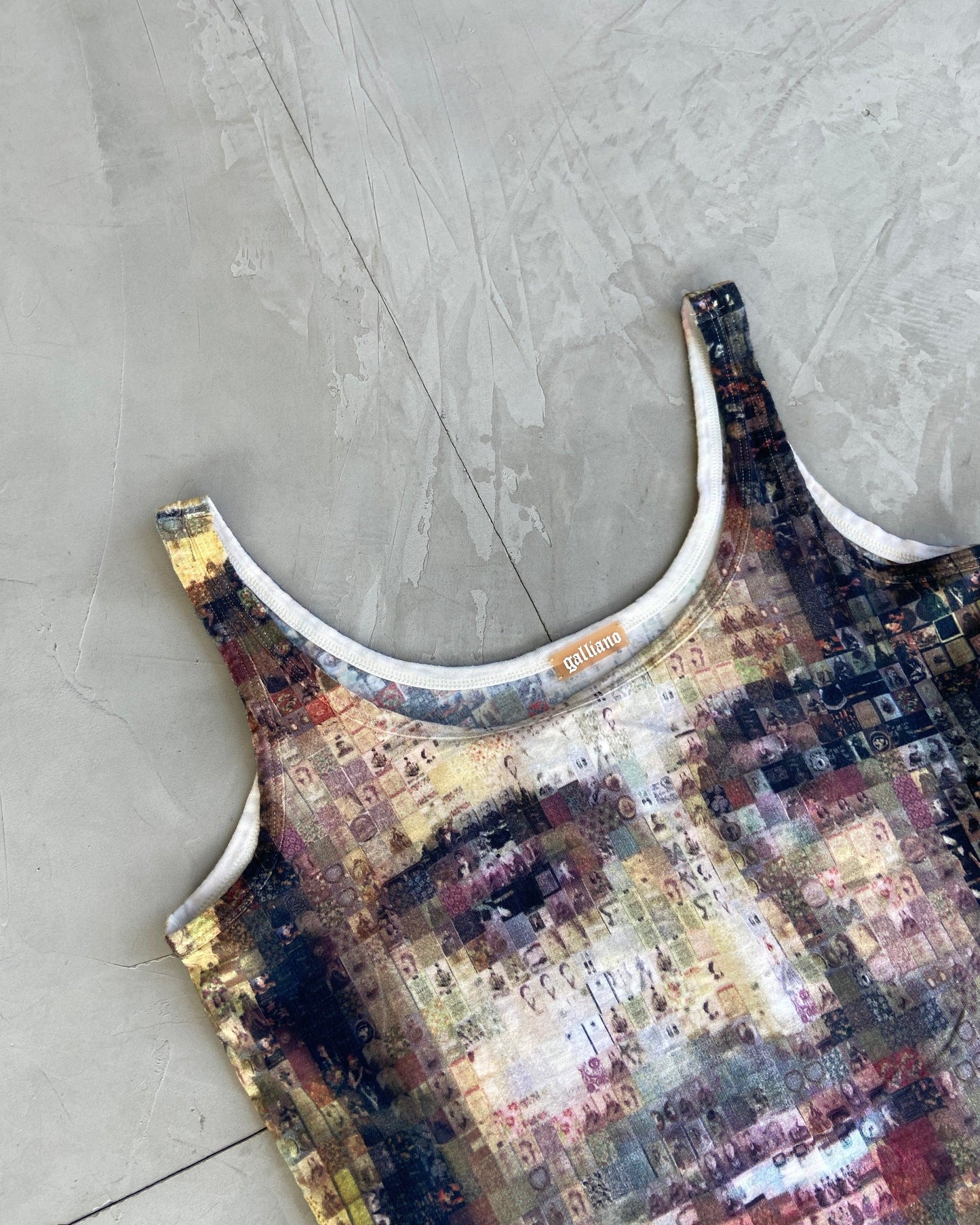 JOHN GALLIANO 'FACES' TANK TOP - M - Known Source