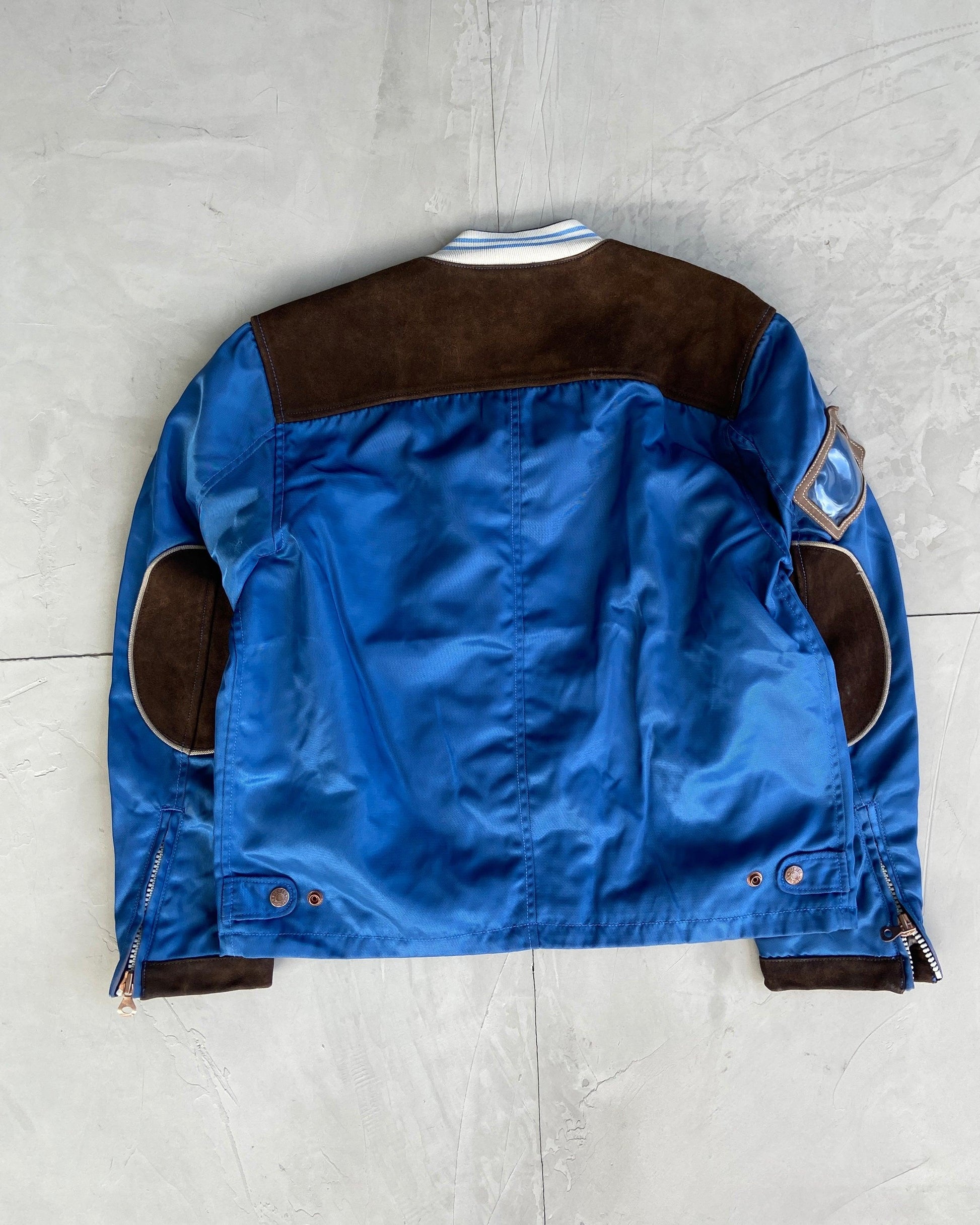 DIESEL 2000'S NYLON & SUEDE PATCH JACKET - M/L - Known Source