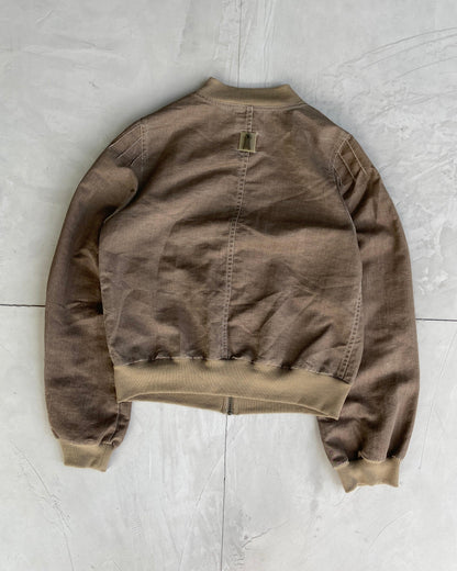 COP COPINE KHAKI BOMBER JACKET - M - Known Source