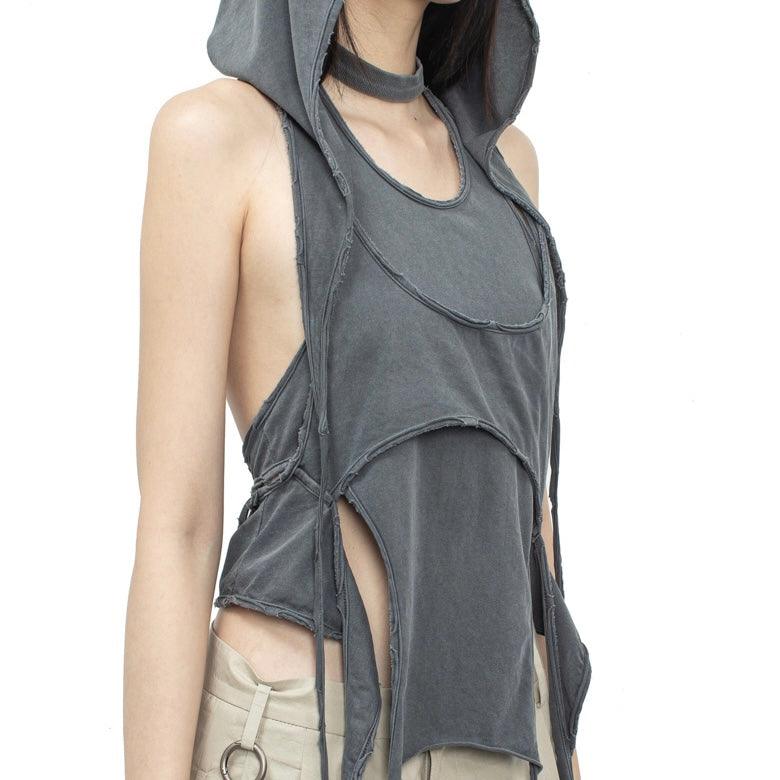 HYEIN SEO 3-PIECE LAYERED HALTER TOP - S - Known Source