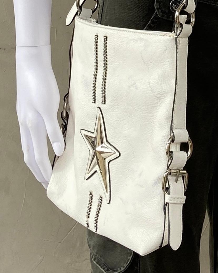 THIERRY MUGLER LEATHER & CHROME STAR SIDE BAG - Known Source