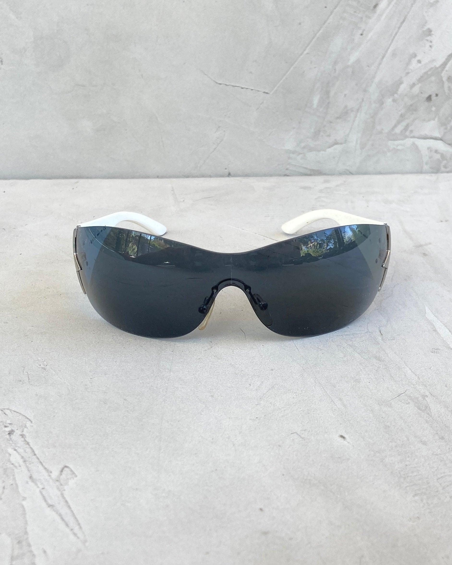 PRADA 2000'S WRAP AROUND STAR SUNGLASSES - Known Source