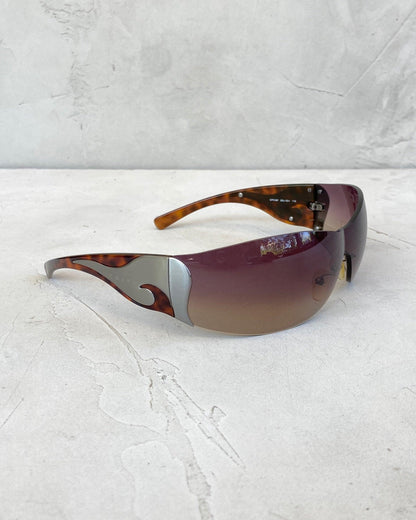 PRADA FW04 CHROME SWIRL SUNGLASSES - Known Source