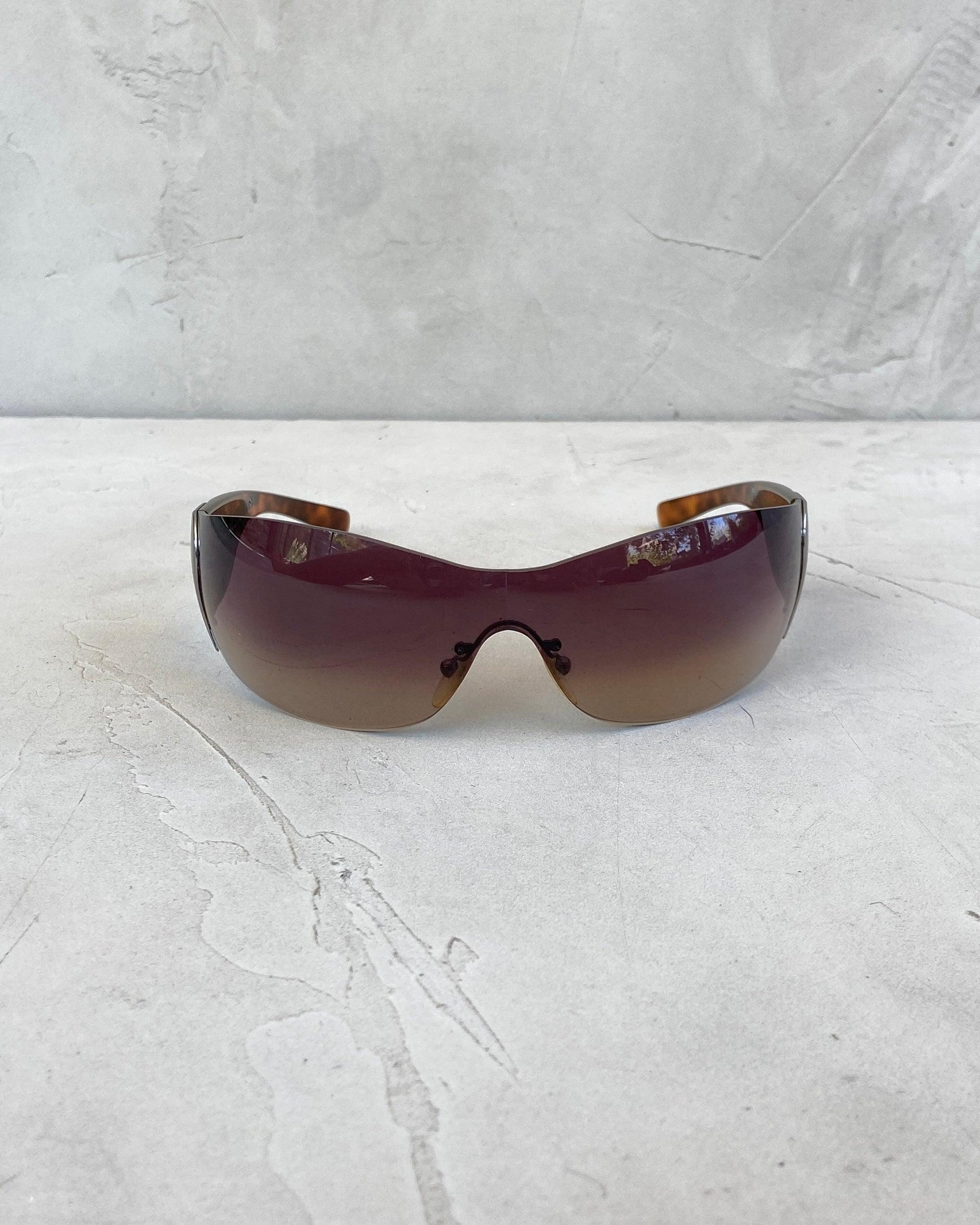 PRADA FW04 CHROME SWIRL SUNGLASSES - Known Source