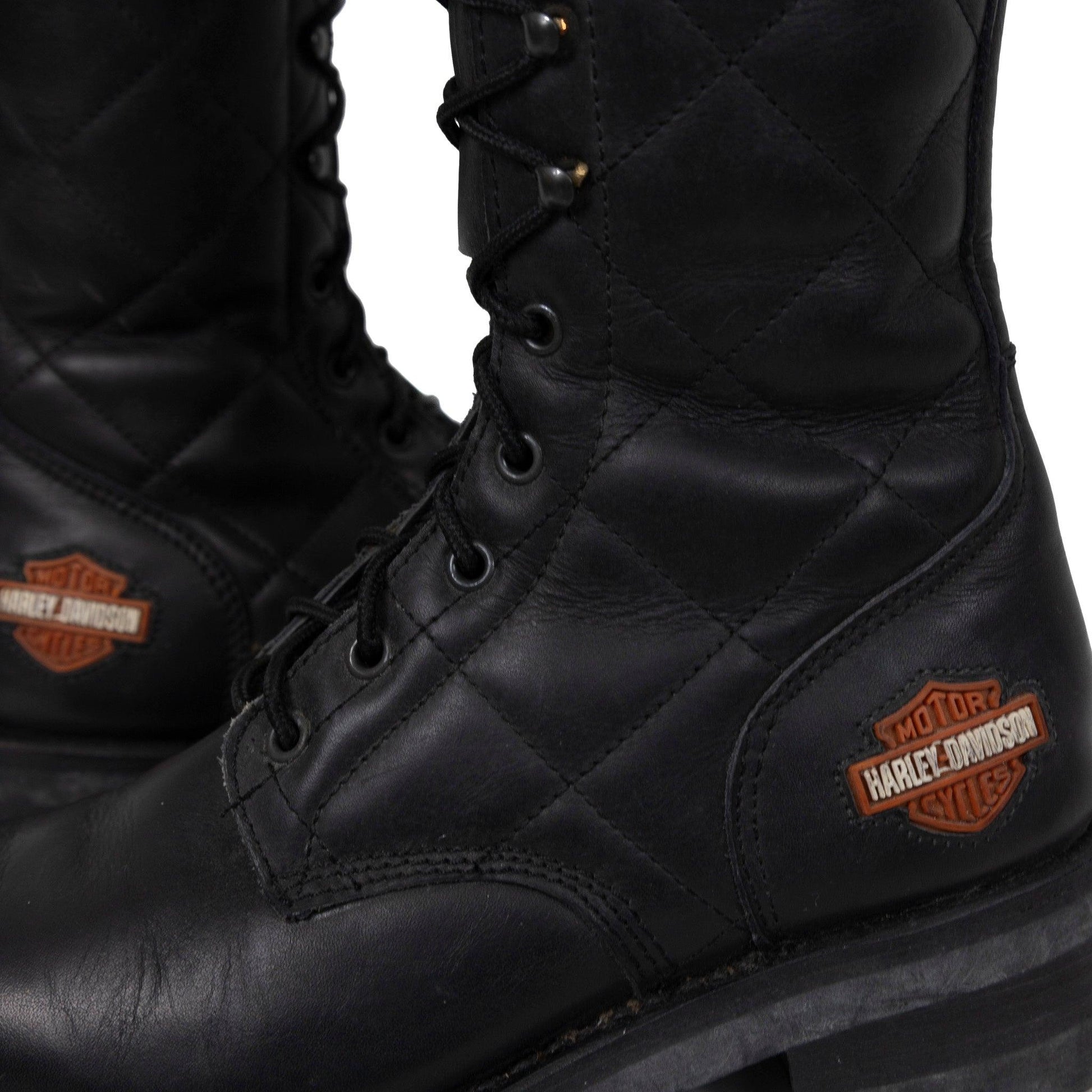 Harley Davidson Racing XR750 Lace Up Biker Boots - Known Source
