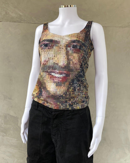 JOHN GALLIANO 'FACES' TANK TOP - M - Known Source