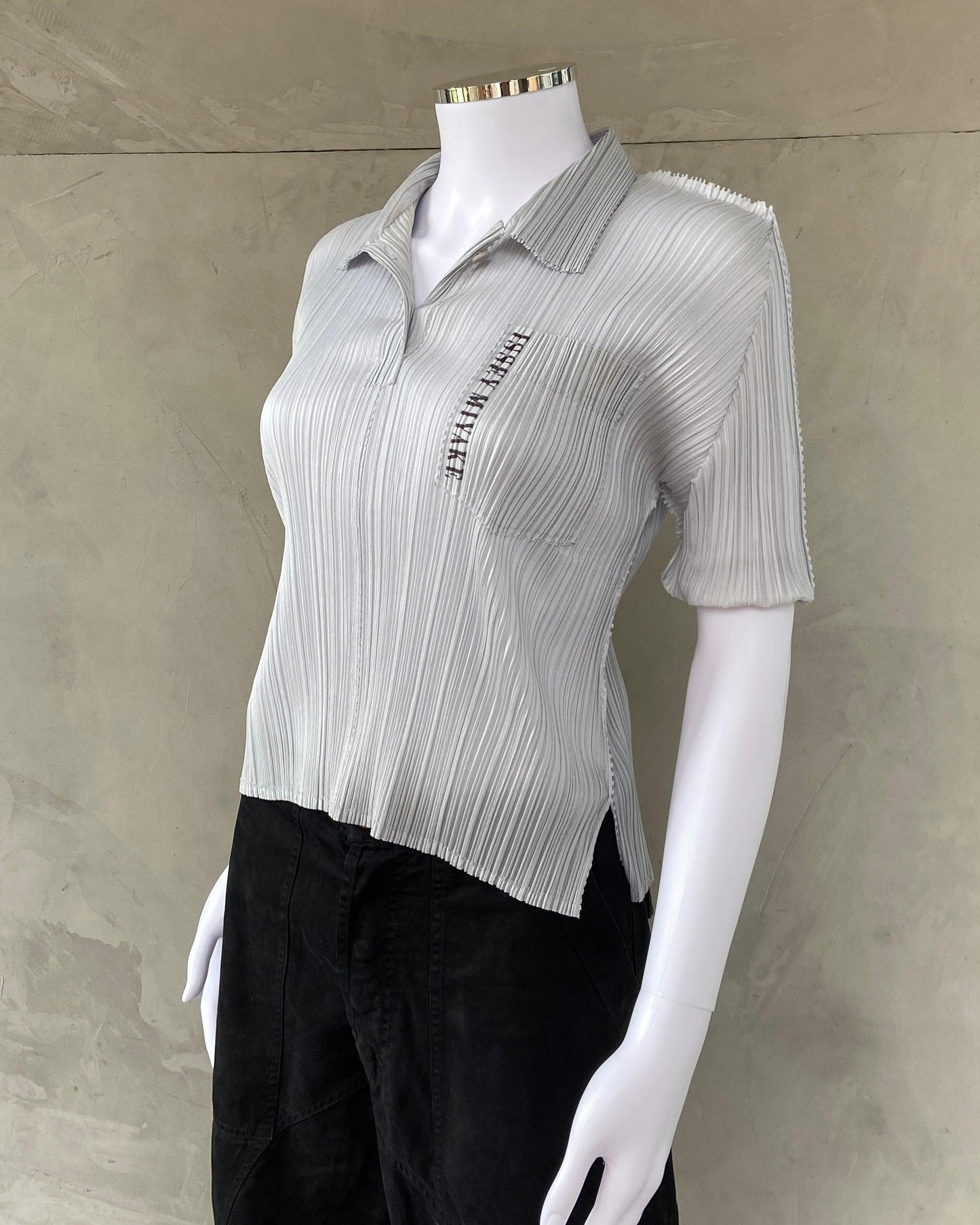 ISSEY MIYAKE PLEATS PLEASE SHIRT TOP - S/M - Known Source