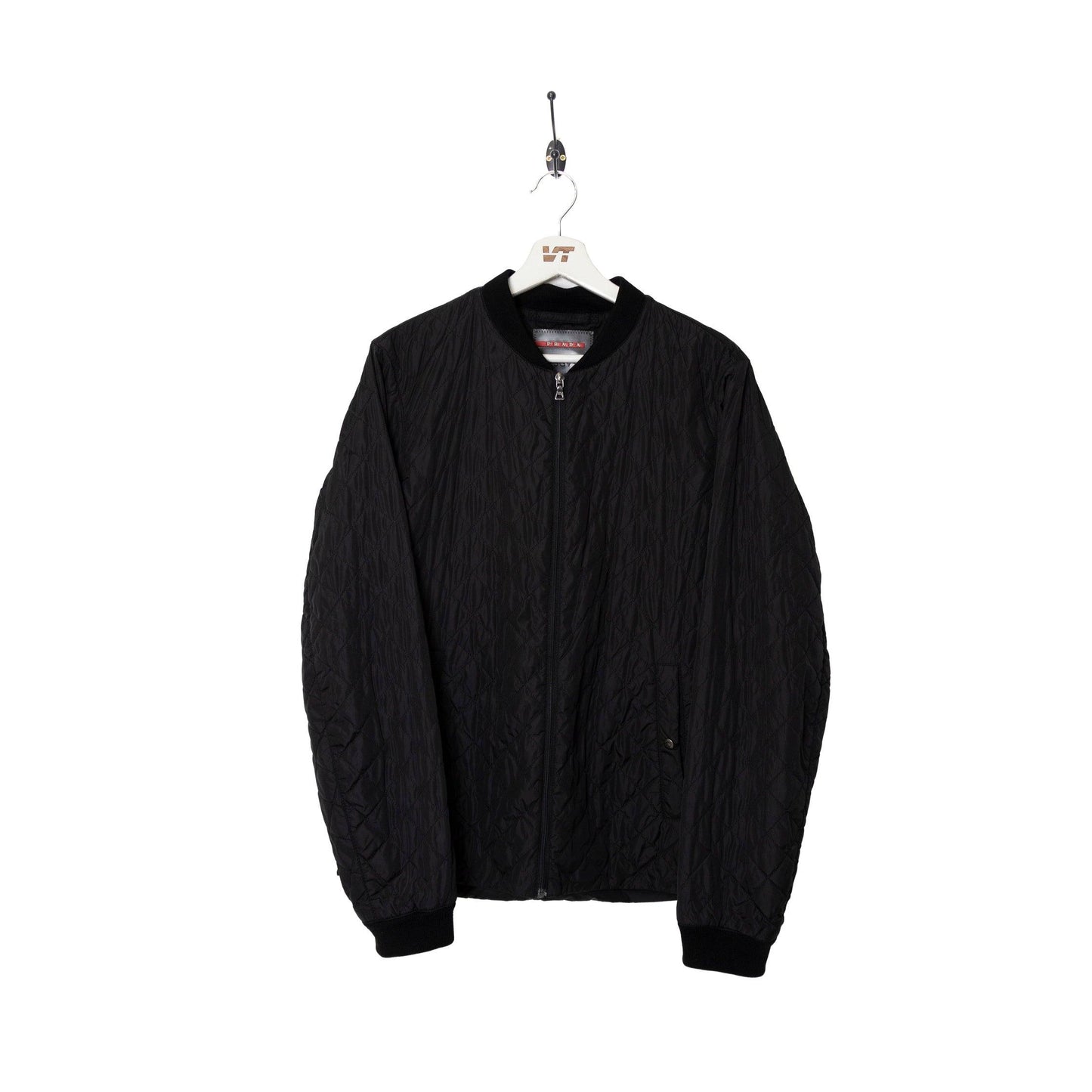 Prada Blackout Quilted Bomber Jacket - Known Source