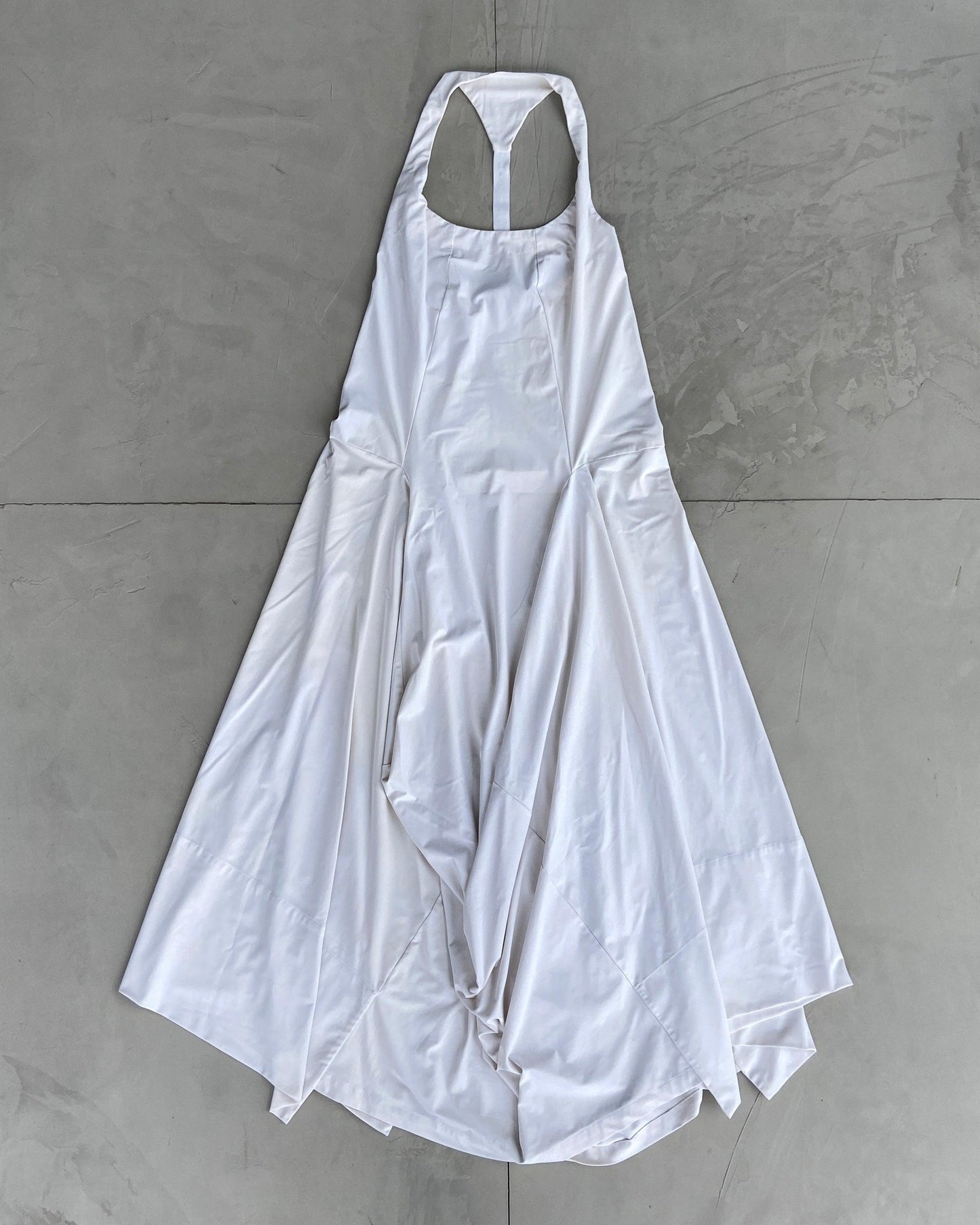MARITHE FRANCOIS GIRBAUD MFG WHITE TRIANGLE DRESS - M - Known Source
