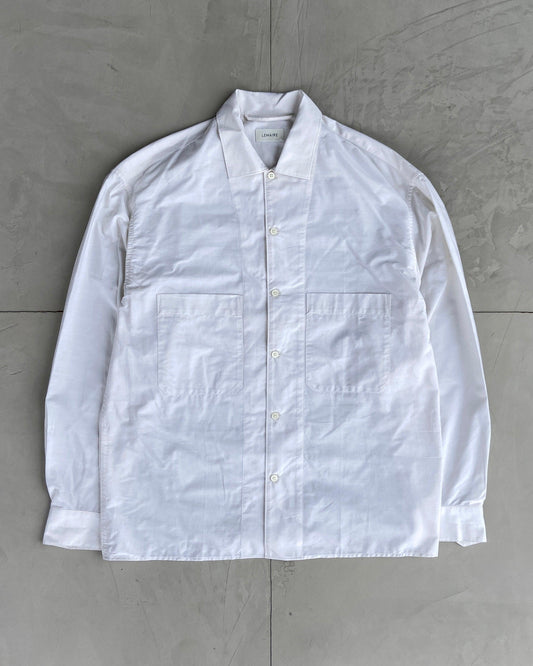 LEMAIRE PINSTRIPE WHITE SHIRT - M/L - Known Source
