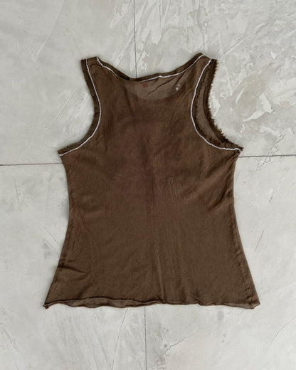 MARITHE FRANCOIS GIRBAUD MFG MESH TANK TOP - S - Known Source