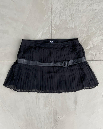 DOLCE & GABBANA D&G BUCKLE MINI SKIRT - M - Known Source