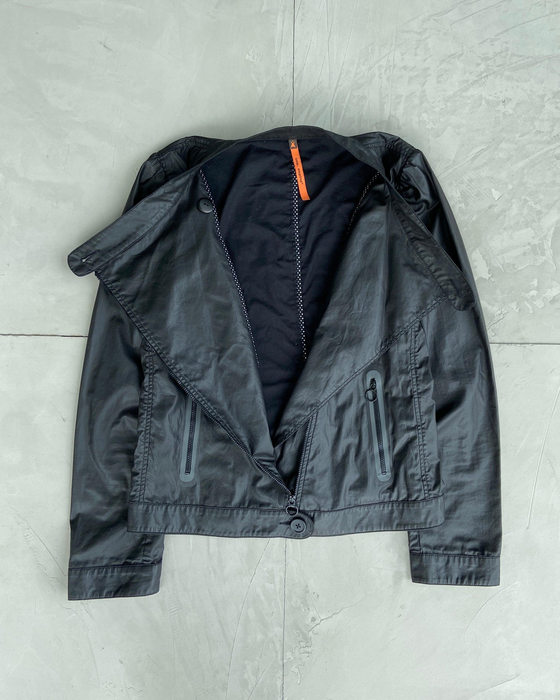 COP COPINE ASYMMETRIC WAXED COTTON JACKET - S/M - Known Source