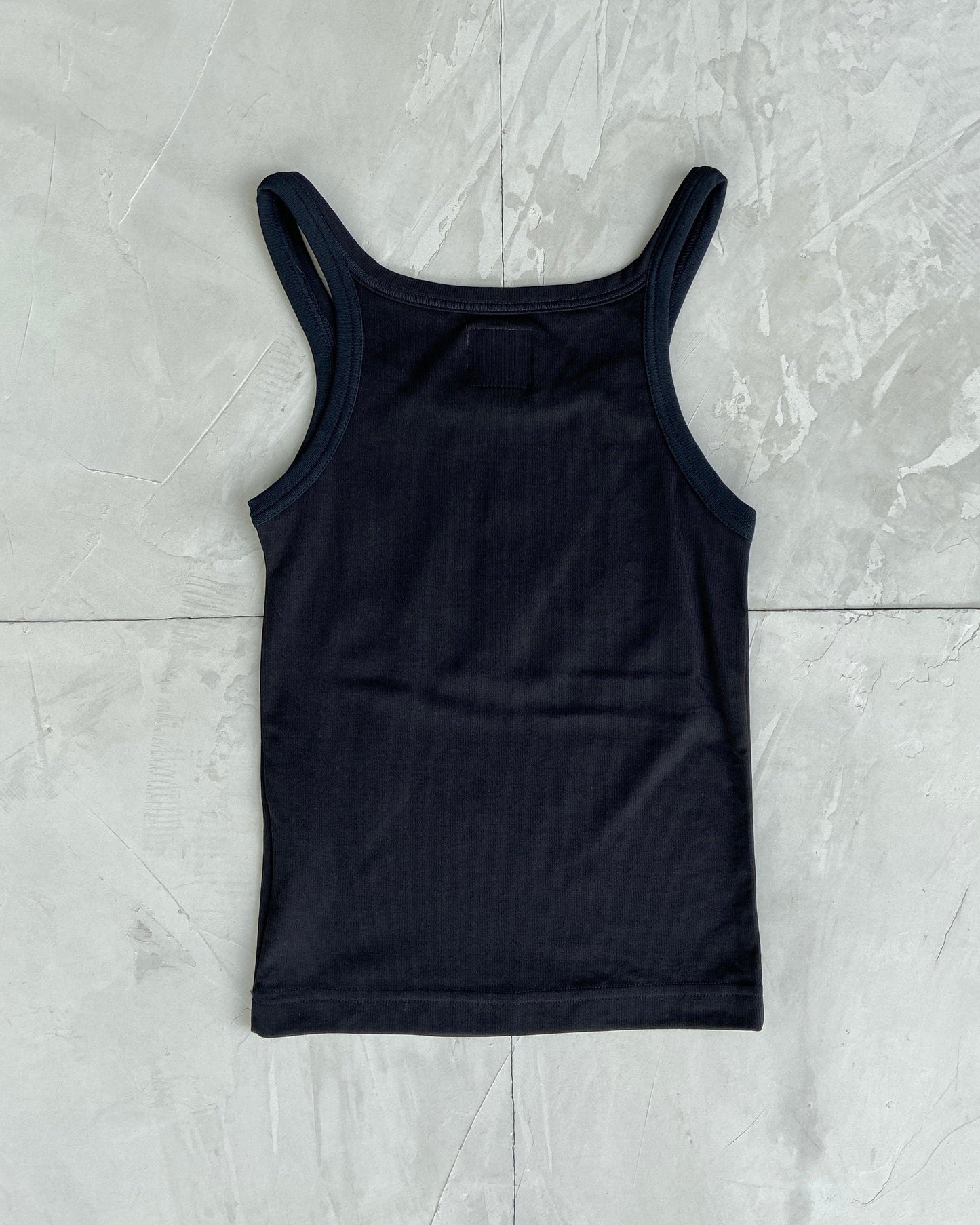 MISS SIXTY BLACK VEST TOP - S - Known Source