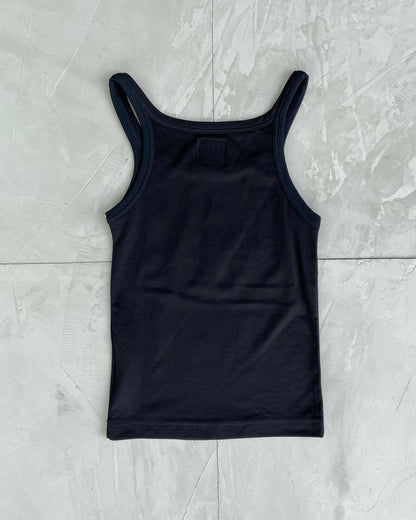 MISS SIXTY BLACK VEST TOP - S - Known Source