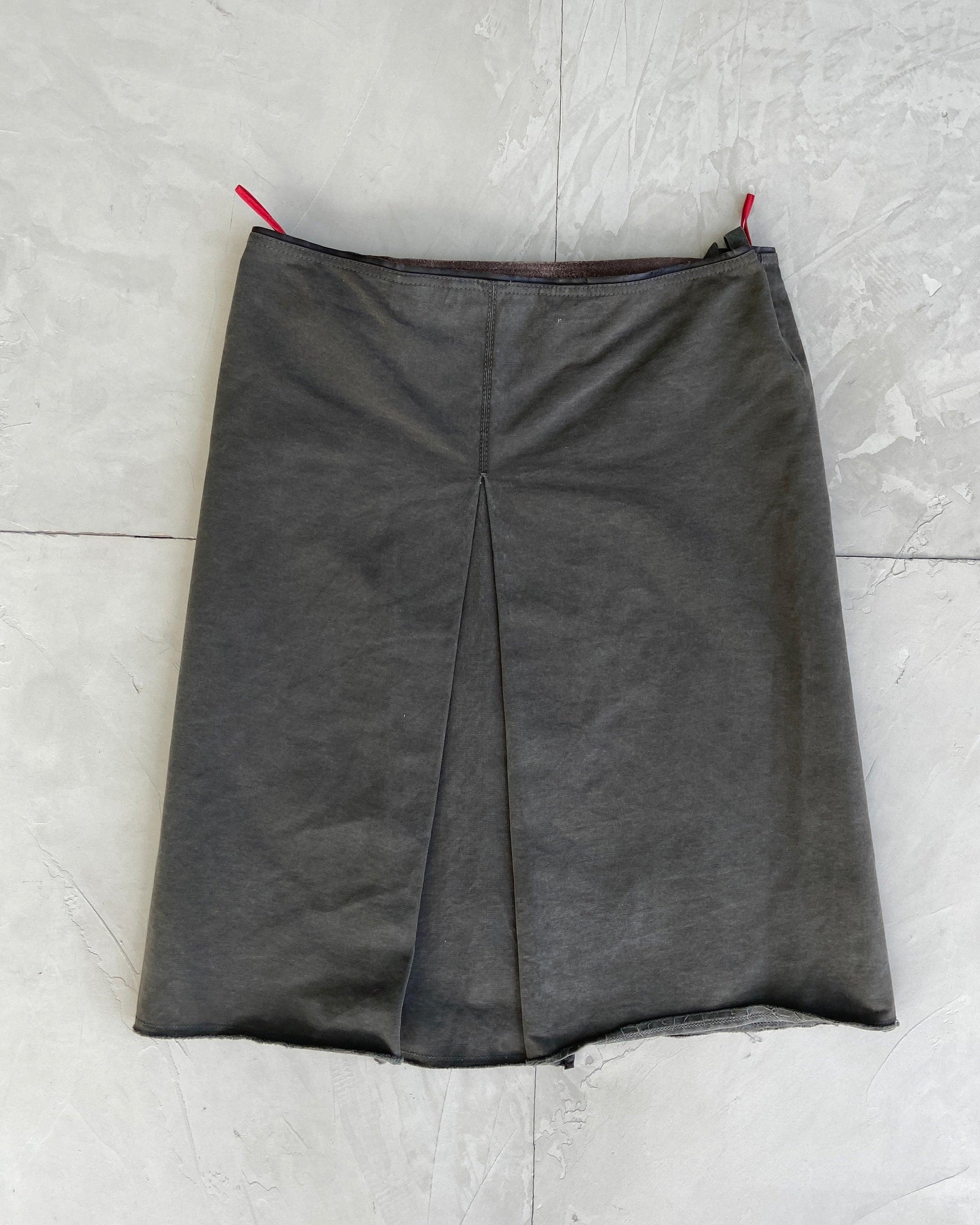 PRADA 00'S WRAP MIDI SKIRT - M/L - Known Source