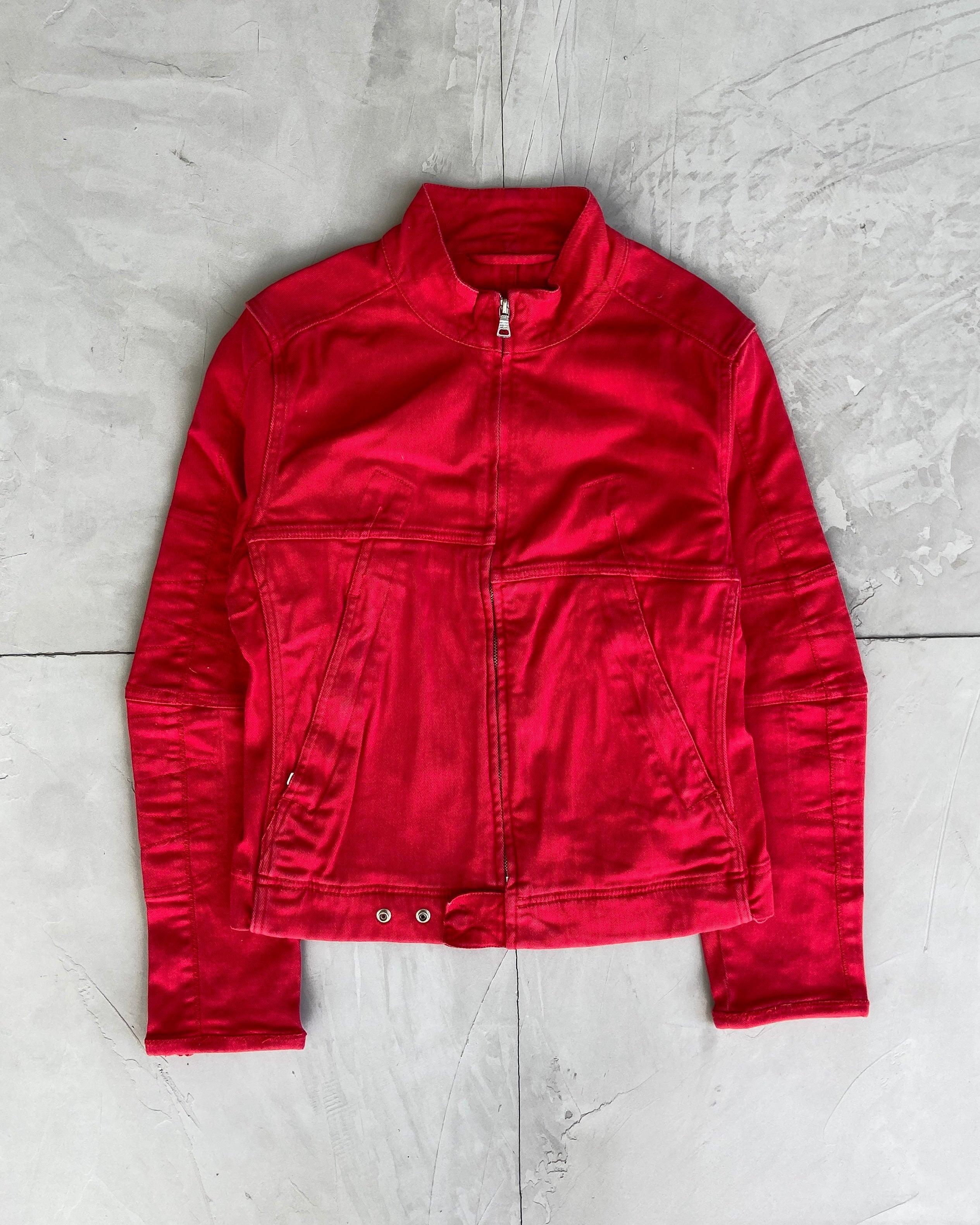 PRADA SPORT 2000 S RED COTTON JACKET S M