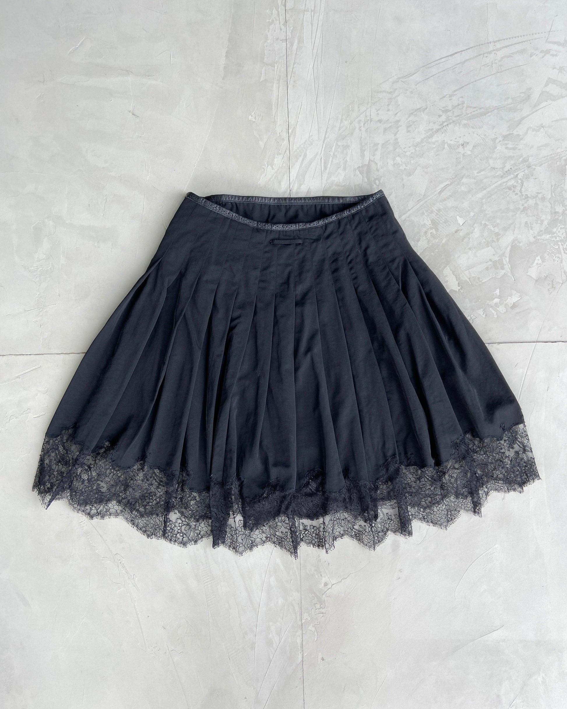 JEAN PAUL GAULTIER JPG 2000'S LACE WRAP SKIRT - S - Known Source