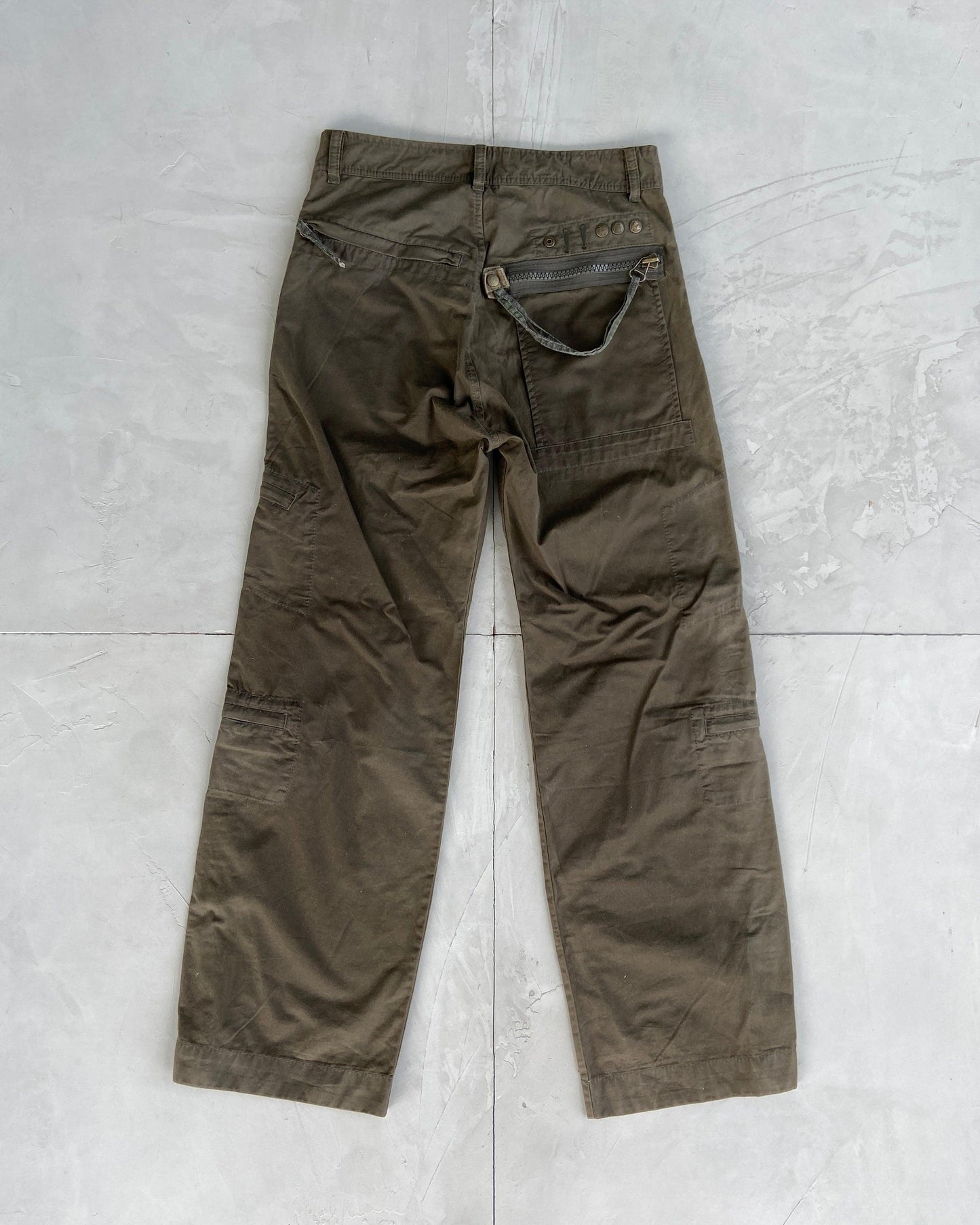 DIESEL 2000'S CARGO MULTIPOCKET TROUSERS - M - Known Source