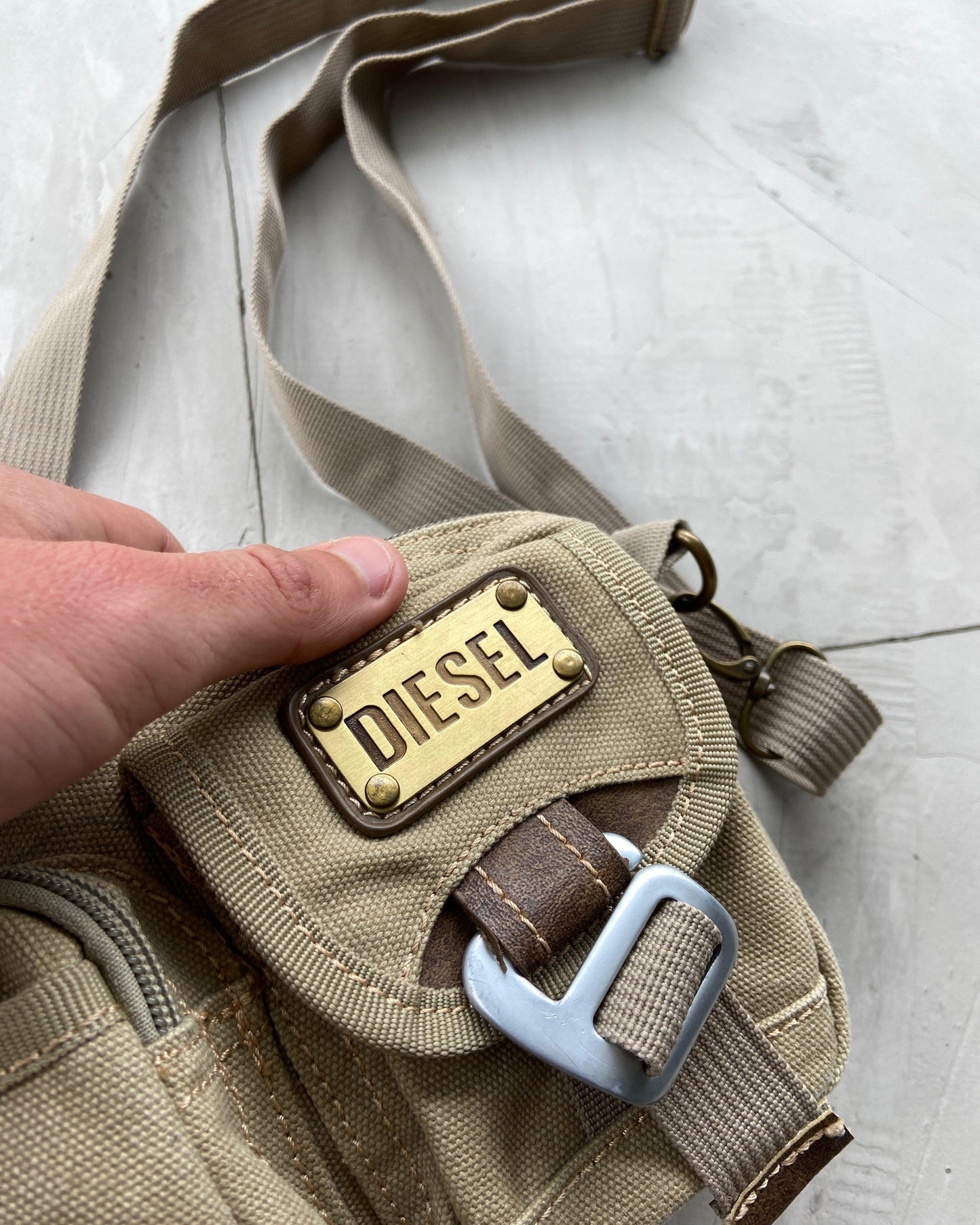 DIESEL 2000'S UTILITY CARGO SIDE BAG - Known Source