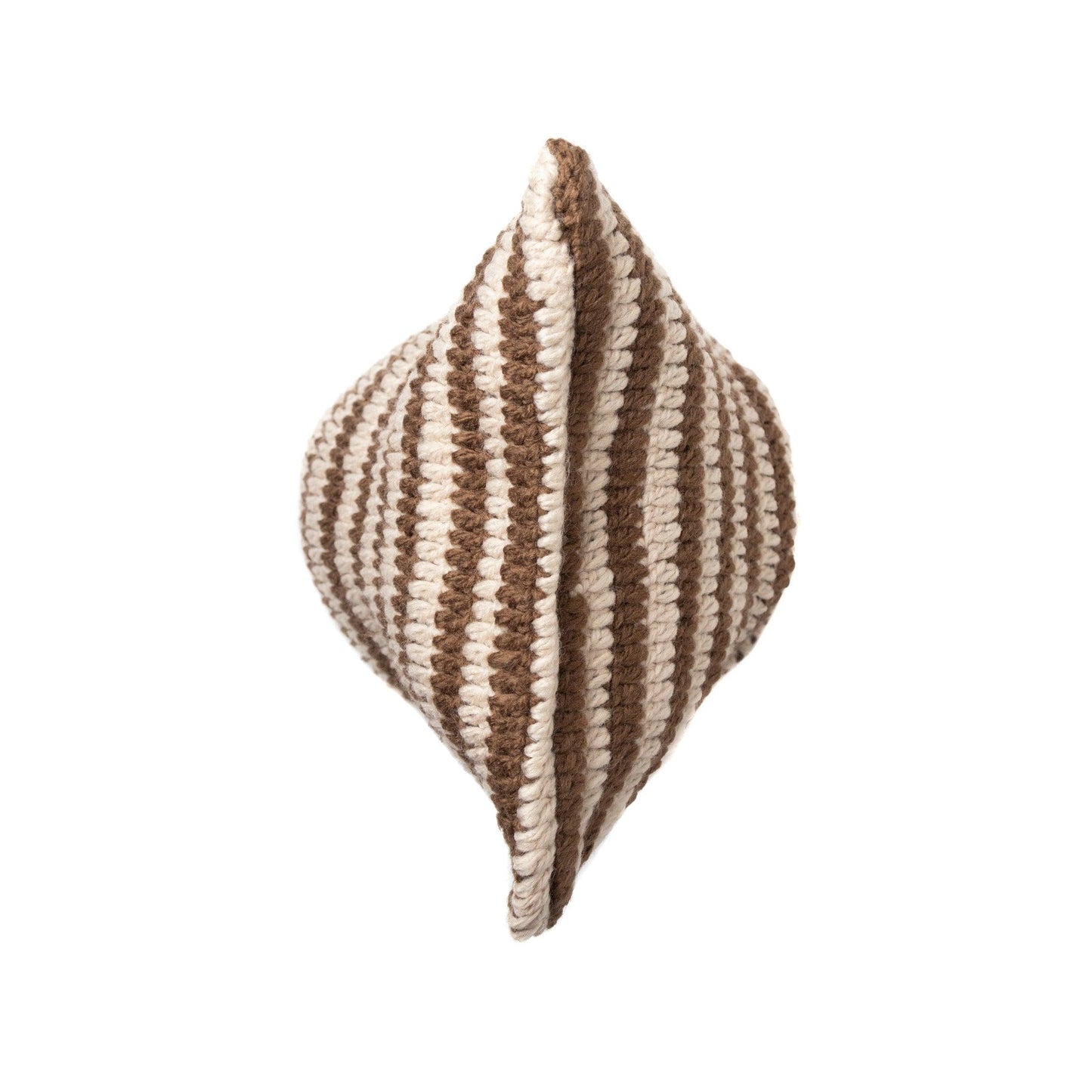 Striped Crochet Brown Beanies - Known Source