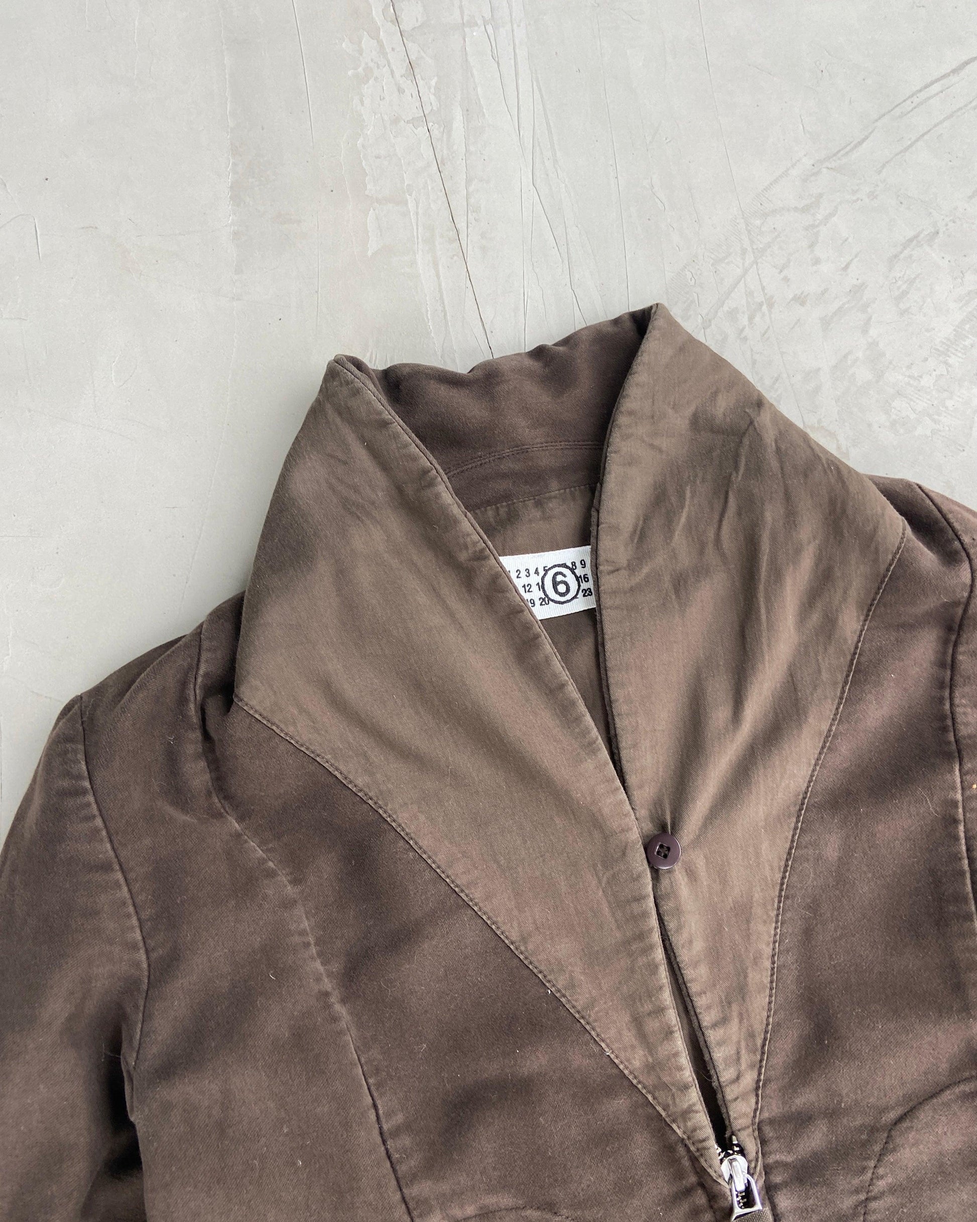 MAISON MARGIELA BRUSHED COTTON JACKET ⑥ - M/L - Known Source