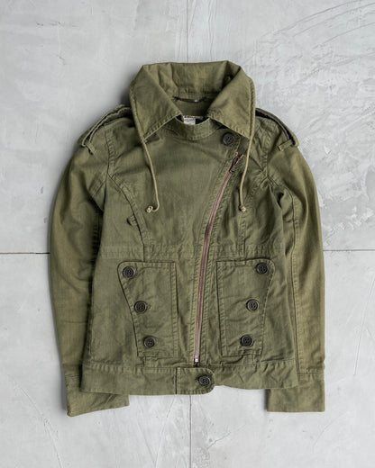 CHLOE 90'S MILITARY ASYMMETRIC JACKET - S/M - Known Source