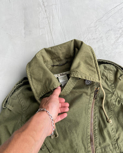 CHLOE 90'S MILITARY ASYMMETRIC JACKET - S/M - Known Source