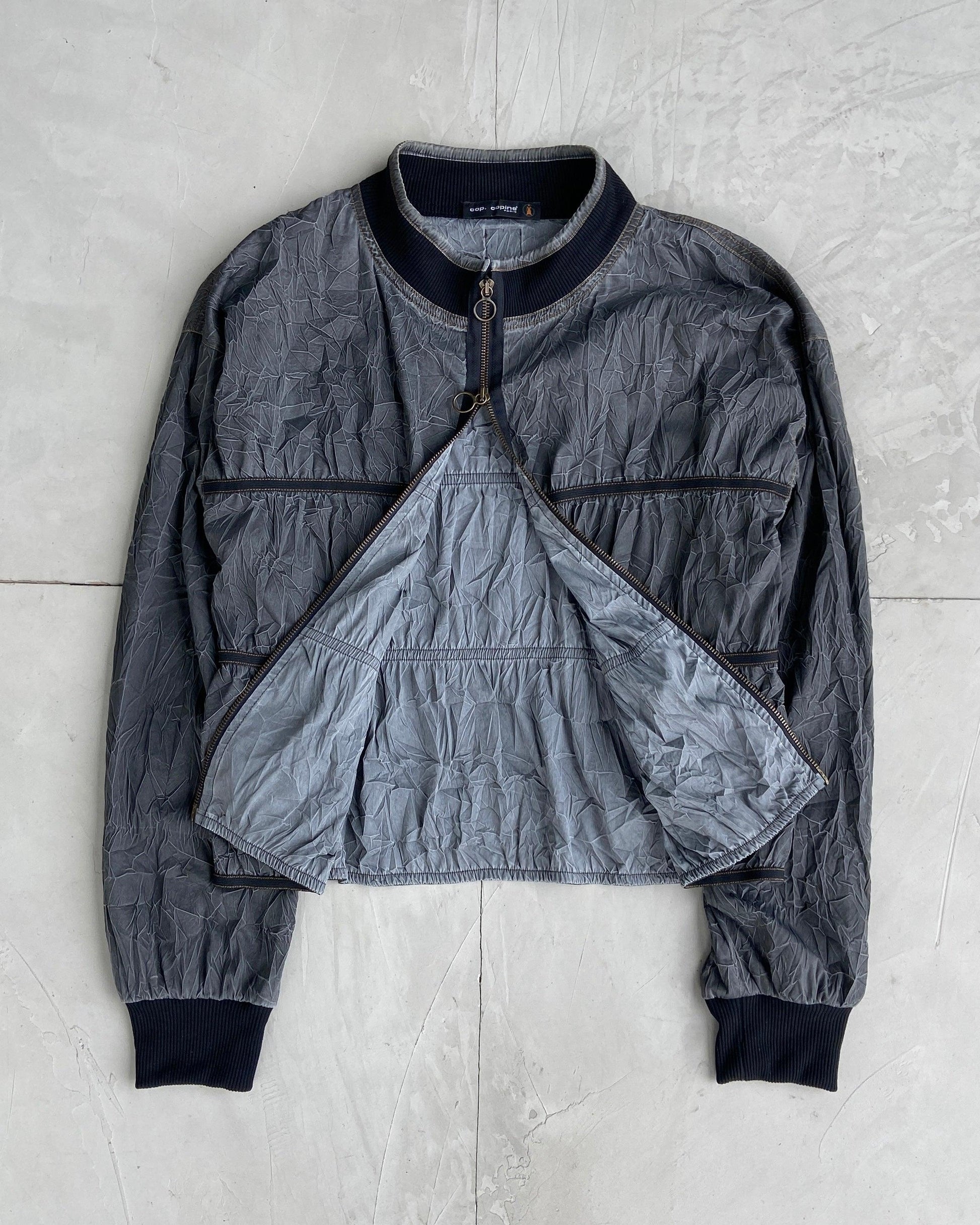 COP COPINE 2000'S TEXTURED CARGO JACKET - M - Known Source