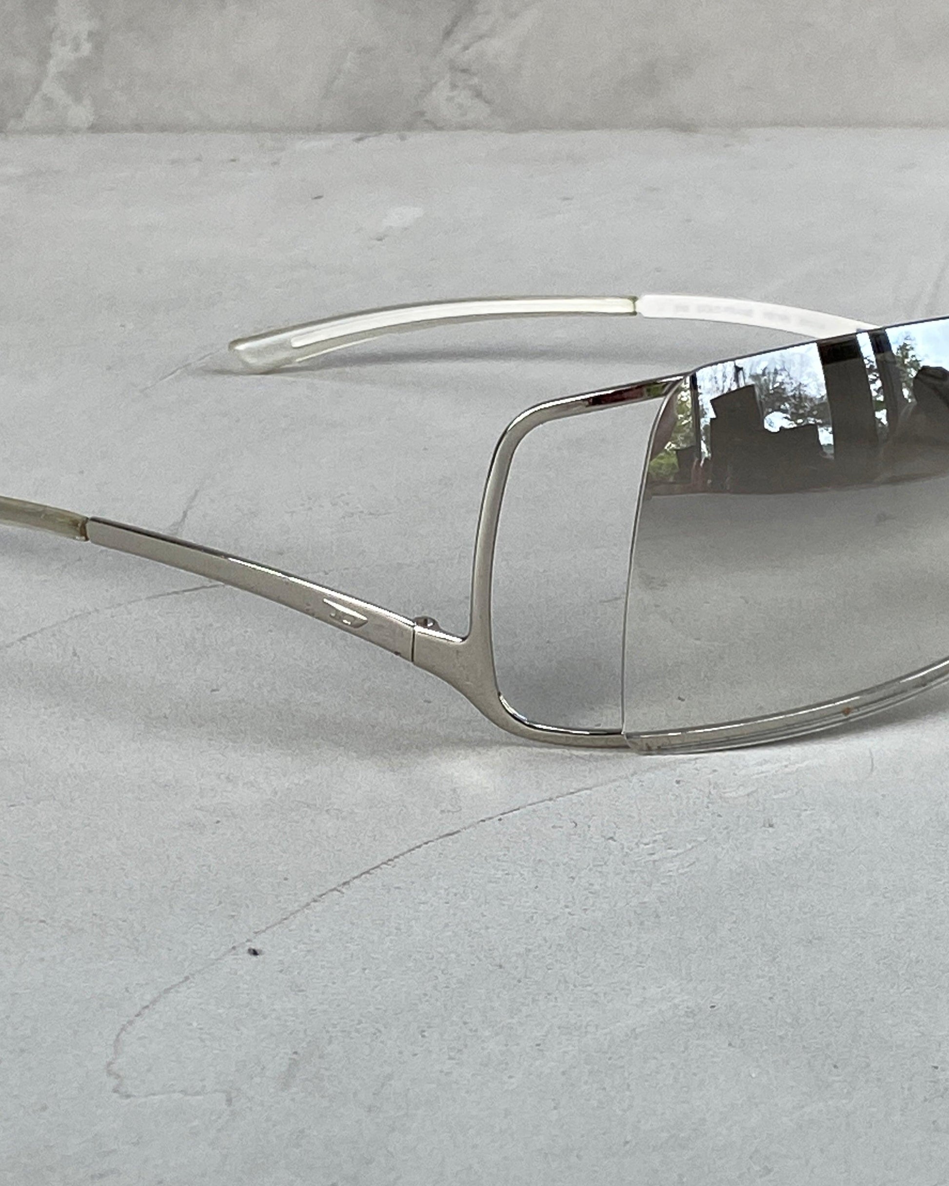 DIESEL 2000'S COLD FRAME WRAP SUNGLASSES - Known Source