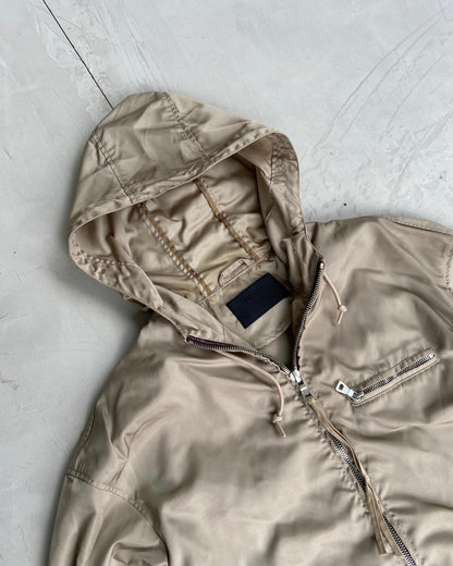 PRADA NYLON HOODED CARGO JACKET - M - Known Source