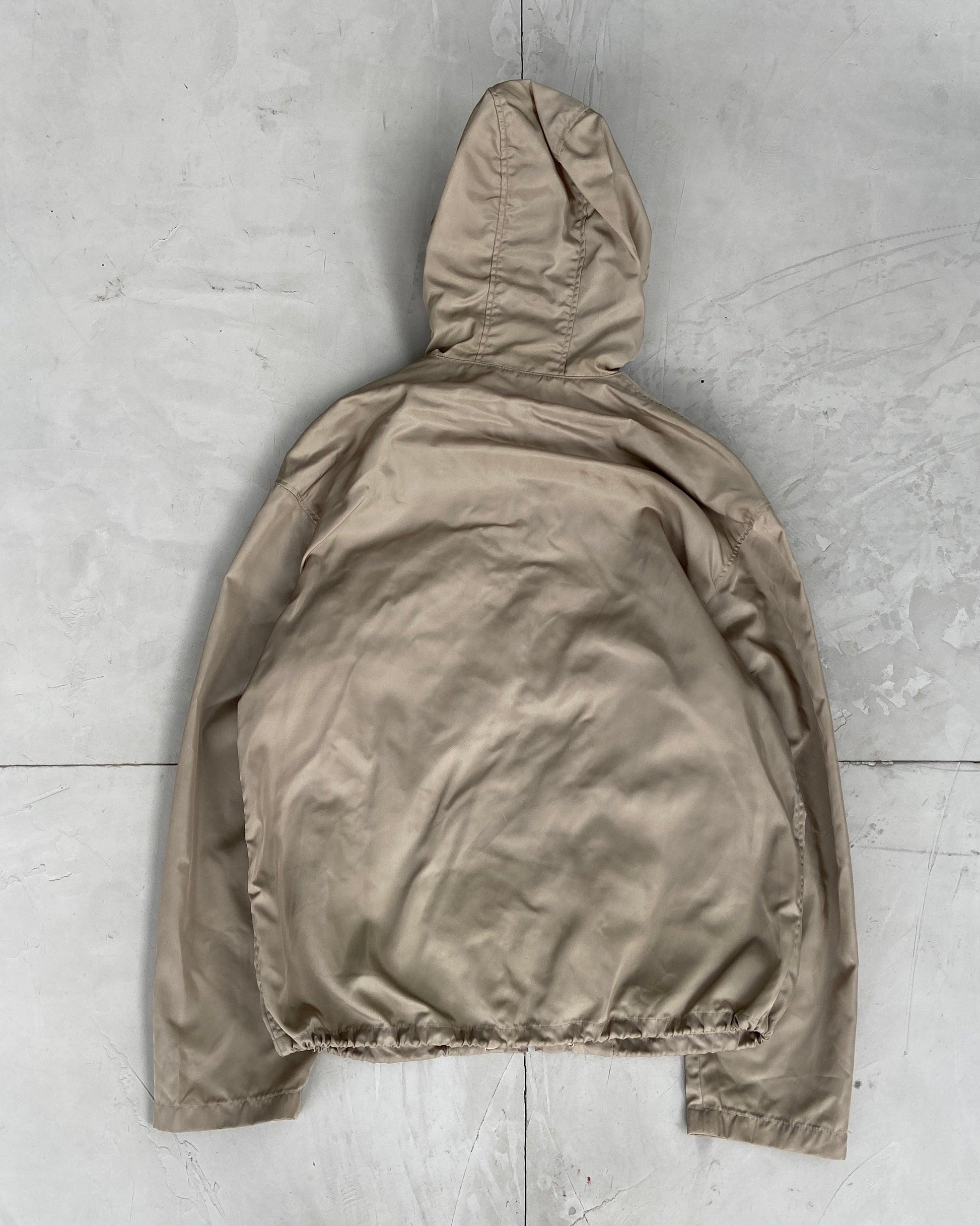 PRADA NYLON HOODED CARGO JACKET - M - Known Source