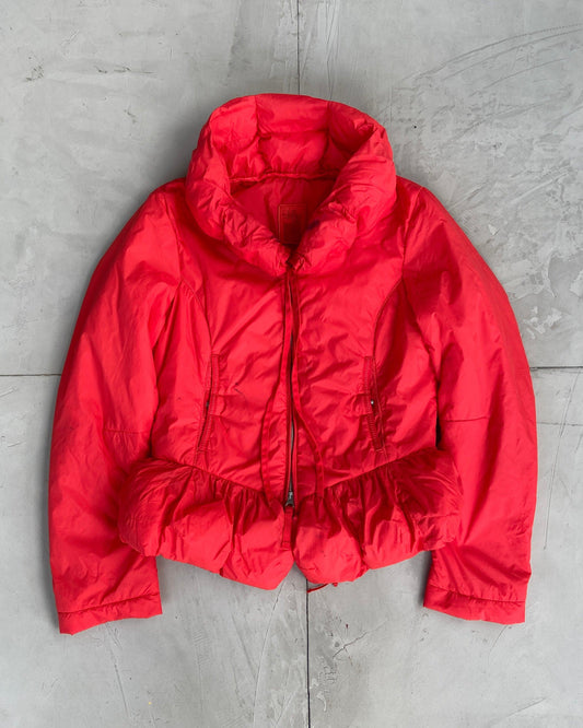 MARITHE FRANCOIS GIRBAUD MFG RED PUFFER JACKET - M - Known Source