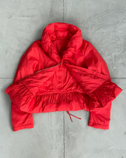 MARITHE FRANCOIS GIRBAUD MFG RED PUFFER JACKET - M - Known Source