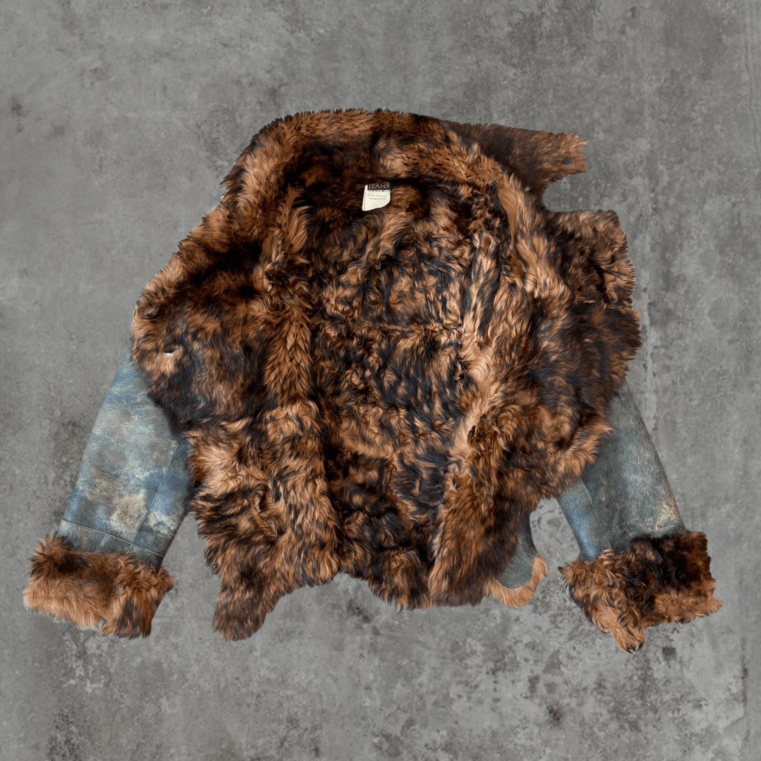 PLEIN SUD LEATHER & FUR COAT - S - Known Source